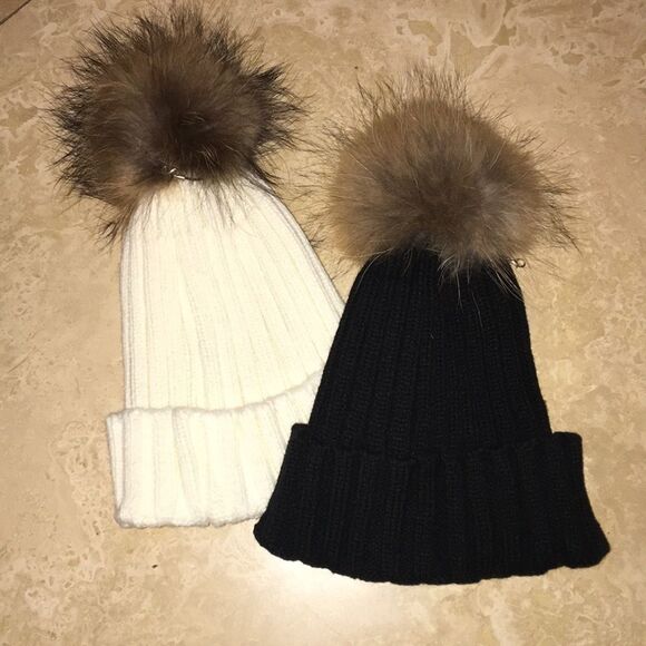 Accessories - ❤️2 New Faux Fur Beanies💖